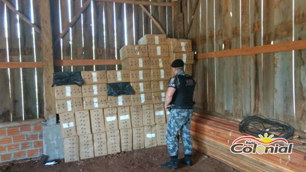 Brigada Militar apreende cigarros contrabandeados no interior de Porto Mauá