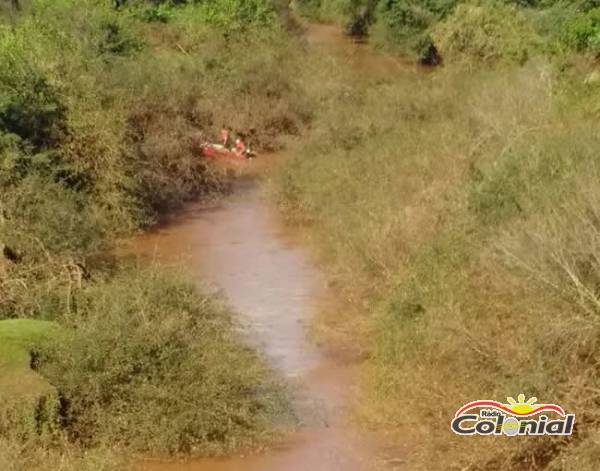 Bombeiros irão retomar buscas por corpo de homem que foi jogado em rio, em Boa vista do Buricá