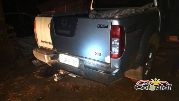 Brigada Militar recupera caminhonete furtada em porto clandestino de Porto Lucena
