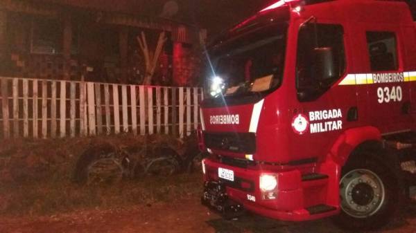Incêndio atinge residência no bairro Tancredo Neves, Ijuí