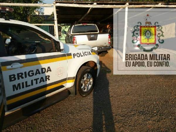 Brigada Militar apreende veiculo empregado no arrombamentos em Coronel Bicaco