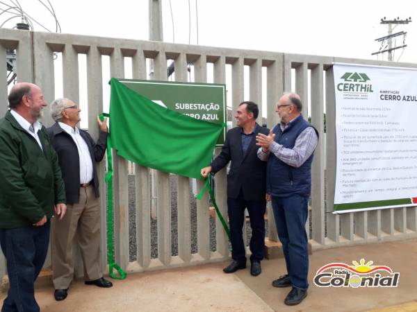 Certhil inaugurou uma nova subestação em Tuparendi