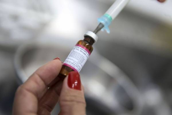 Campanha de vacinação contra o sarampo começa na segunda-feira