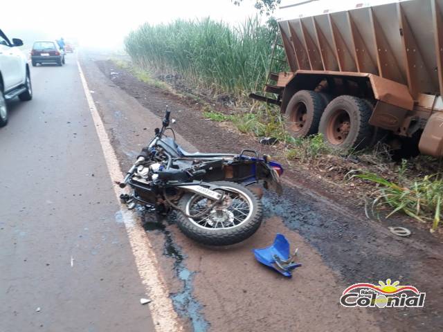 Jovem tresmaiense perde a vida em acidente entre moto e caminhão na RS 342 em Três de Maio