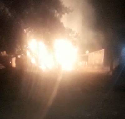Incêndio atinge residência na localidade de Flor da Serra, em São Martinho