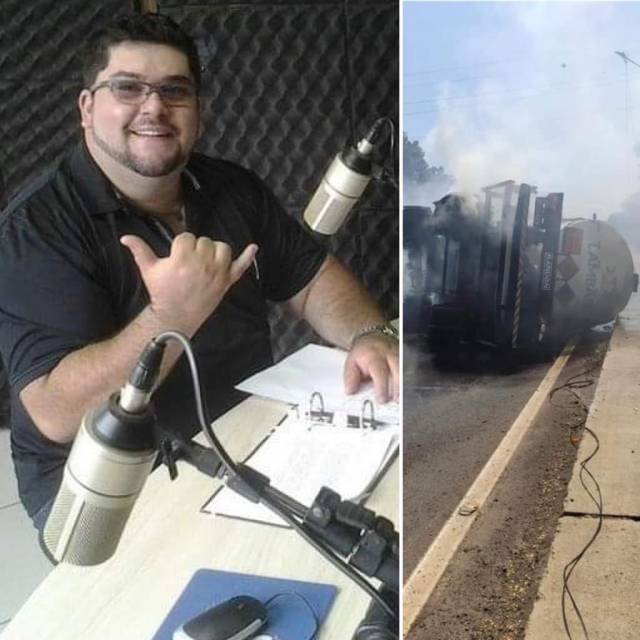 Ex-radialista da RPI morre após caminhão explodir na BR-386
