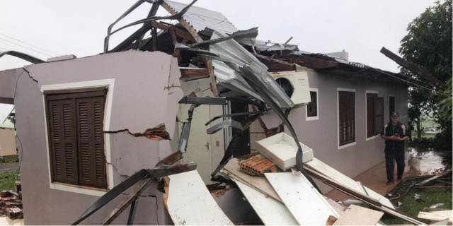 Com danos em 500 residências, Sede Nova decreta calamidade pública