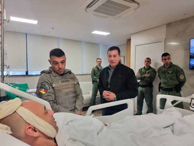 Natural de Três de Maio sargento da BM se recupera em hospital de Lajeado após acidente durante enchente