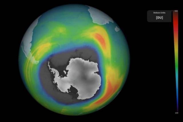 Buraco na camada de ozônio está três vezes maior do que a área do Brasil